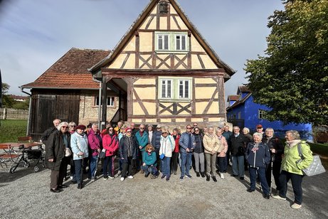 Gruppenfoto im Freilandmuseum Walldürn