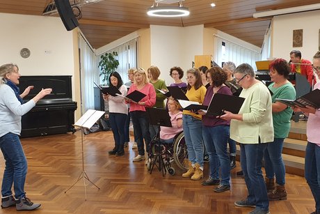 Frauenchor Akzente in ihrem Element