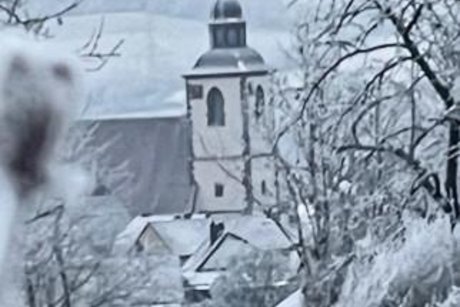 Der Ort im Schnee