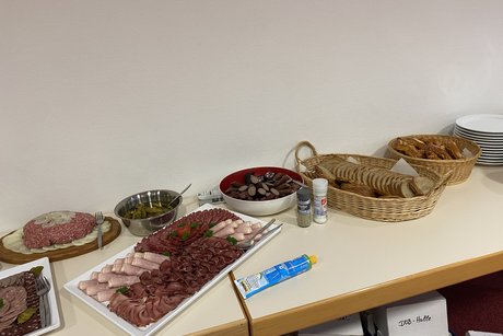 Für das leibliche Wohl ist gesorgt