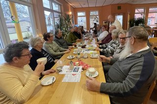 Pünktlicher Beginn der Adventsfeier