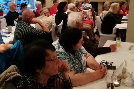 Mitglieder des VdK Zerf bei der Jahreshauptversammlung im Gastraum des Restaurants Kopp in Hentern