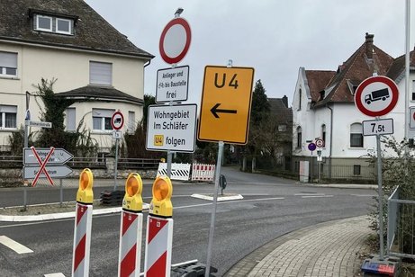Baustelle Bismarckstra&szlig;e