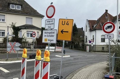 Baustelle Bismarckstra&szlig;e