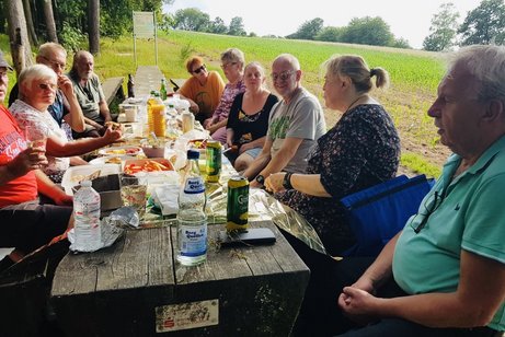 Vorstandstreffen an der Bank der Gemeinschaft