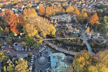 Ein Bild vom Europapark von oben