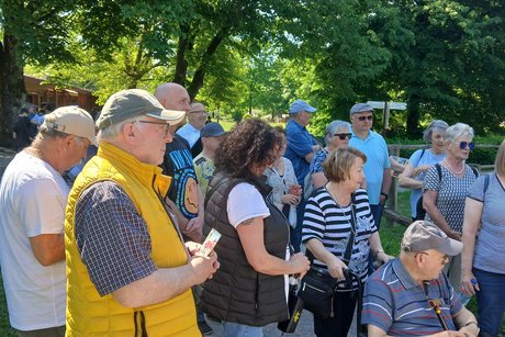 Vogtsbauernhof Unsere Reisegruppe.
