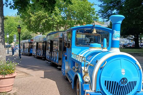 Die blaue Bimmelbahn war nur für uns reserviert