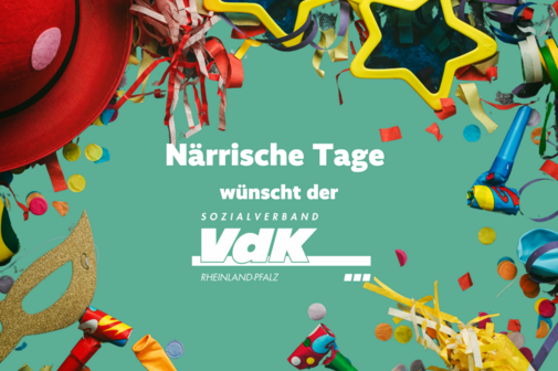 Närrischer Gruß aus dem schönen Ov. Osthofen Fastnachtsgruß vom VdK mit Kostümen