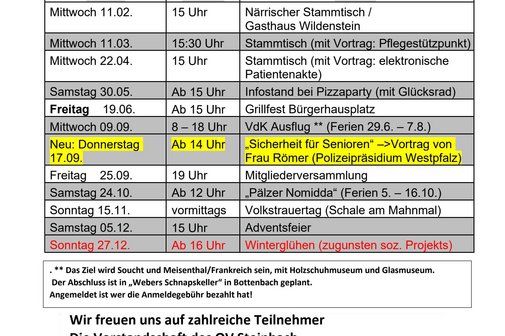 unser Plan