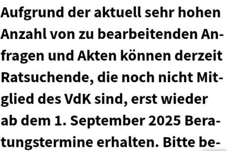 Der Kreisverband hat eine wichtige Meldung veröffentlicht