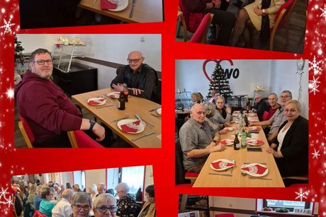 Viele G&auml;ste am Tisch