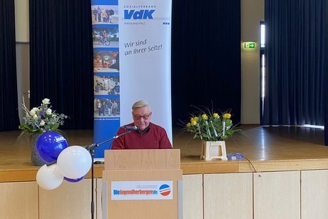 Begrüßung durch den Vorsitzenden des Kreisverbandes Bitburg-Prüm Willi Ahlert