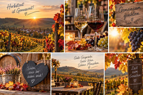 Herbstimpressionen Weinberge im Herbst