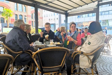 Eisschlemmen im Kaffee K & K Eisschlemmen im Kaffee K & K