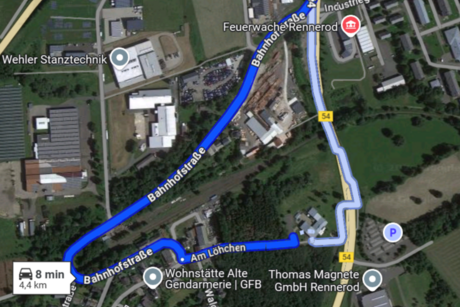 Route Google Maps