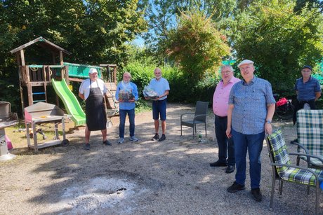 Gerhard Blumer bei seiner kurzen Dankesrede