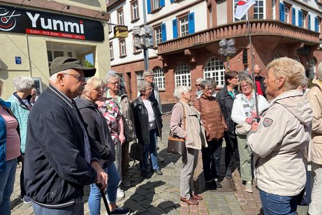 Personengruppe bei der Stadtführung
