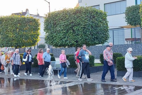 Auf dem Rückweg zum Bus Auf dem Rückweg zum Bus