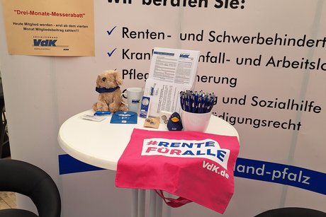 Stoppen, st&ouml;bern, informieren &ndash; der VdK macht Messebesuche lohnenswert!