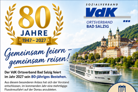 Flyer f&uuml;r das 80 j&auml;hrige Jubil&auml;um