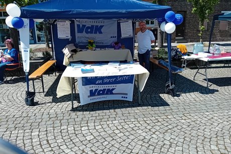 unser VdK Stand am 10.05.2025
