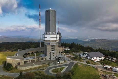 Aufnahme vom Gipfel des Gro&szlig;en Feldbergs.