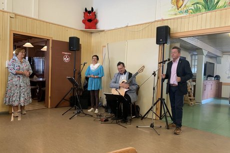 Begr&uuml;&szlig;ung der G&auml;ste durch den 1. Vorsitzenden Thomas Weiland