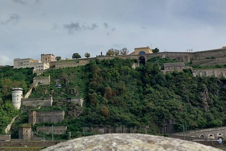 Blick auf die Festung Ehrenbreitstein Blick auf die Festung Ehrenbreitstein