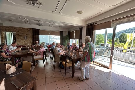 Zum Abschluss gemeinsames Abendessen im Hotel "Im Hof" Zum Abschluss gemeinsames Abendessen im Hotel "Im Hof"
