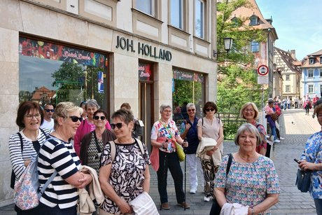 Ein teil unserer Reisegruppe bei der F&uuml;hrung in Bamberg