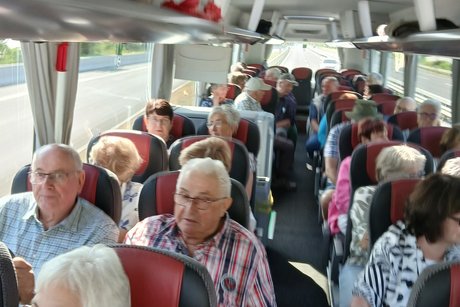 VdK OV-Gerolstein Der Bus ist fast voll mit 40 Reiseteilnehmer.