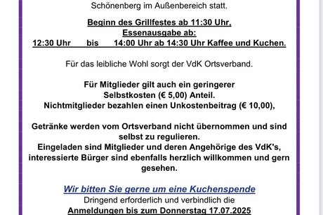 VdK Ortsverband Schönenberg Kübelberg