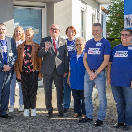 Aktionstag "Rente für Alle" im Jahr 2020