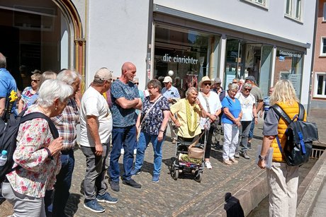 Unsere VdK'ler bei der Stadtführung.