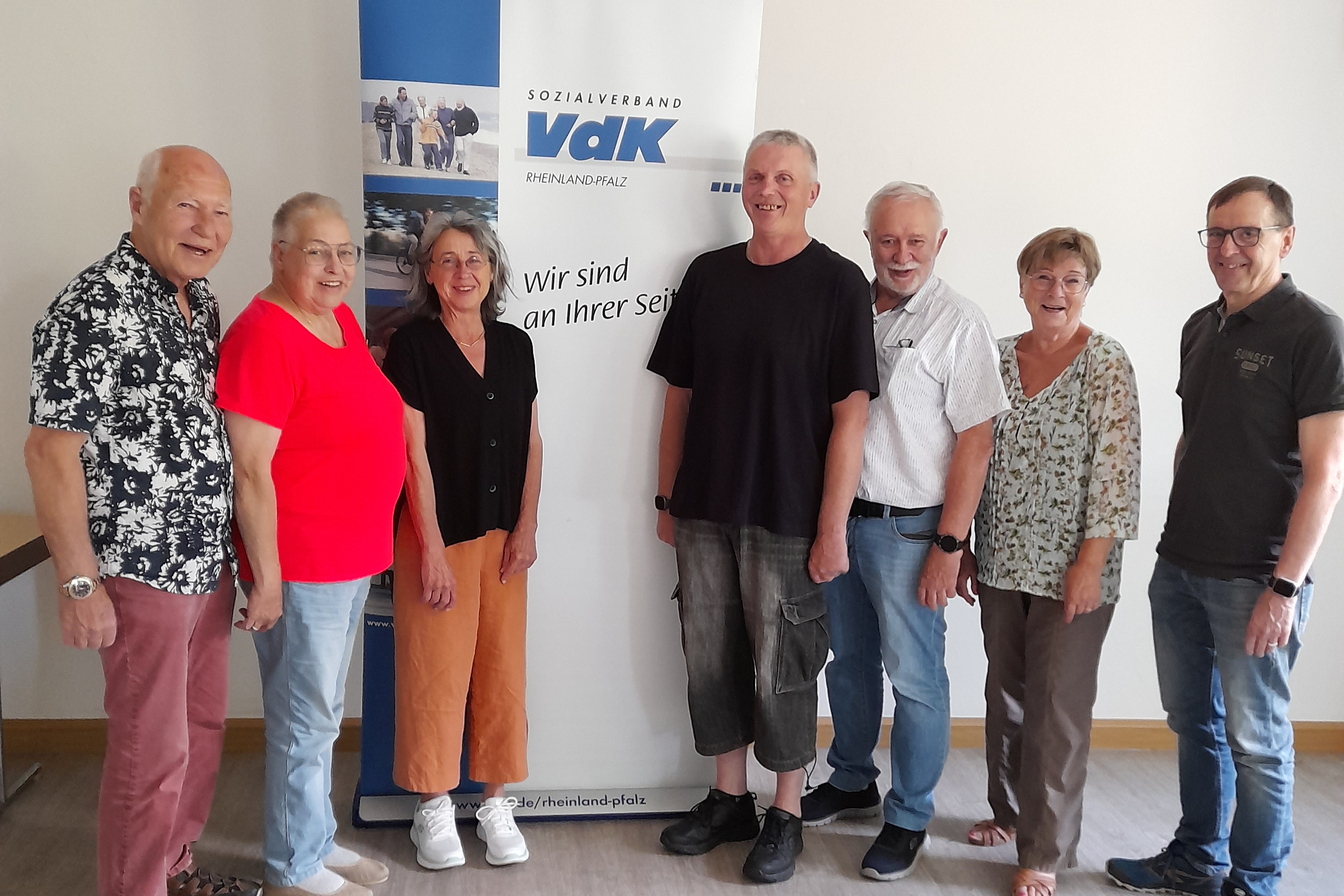 v.l.n.r. Pavel Beran, Martina Trebus, Heike Schuh-Löwe, Michael Hamm, Michael Specht, Ute Beran, Peter Blatt