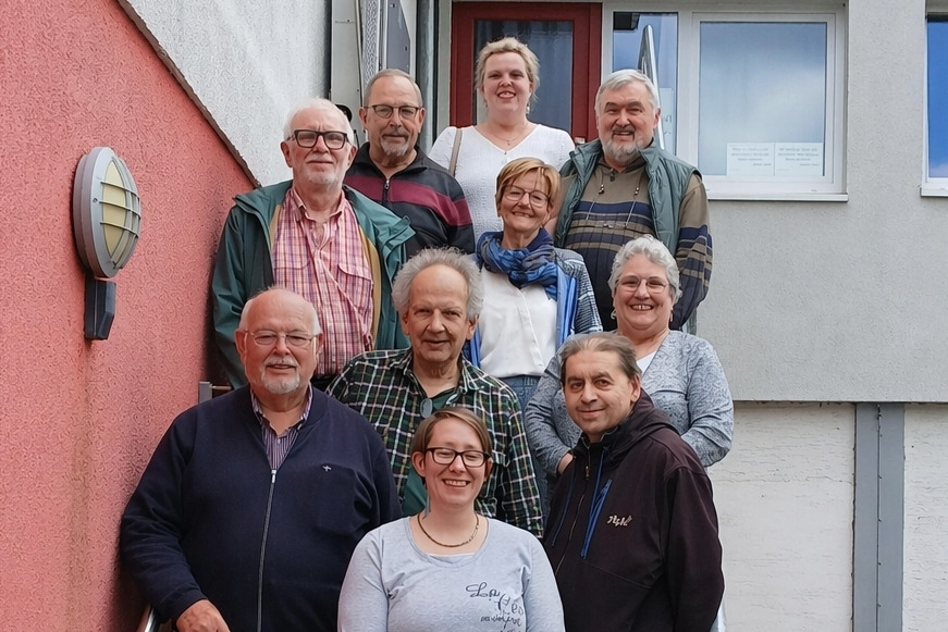Neu gew&auml;hlter Vorstand Gruppenbild