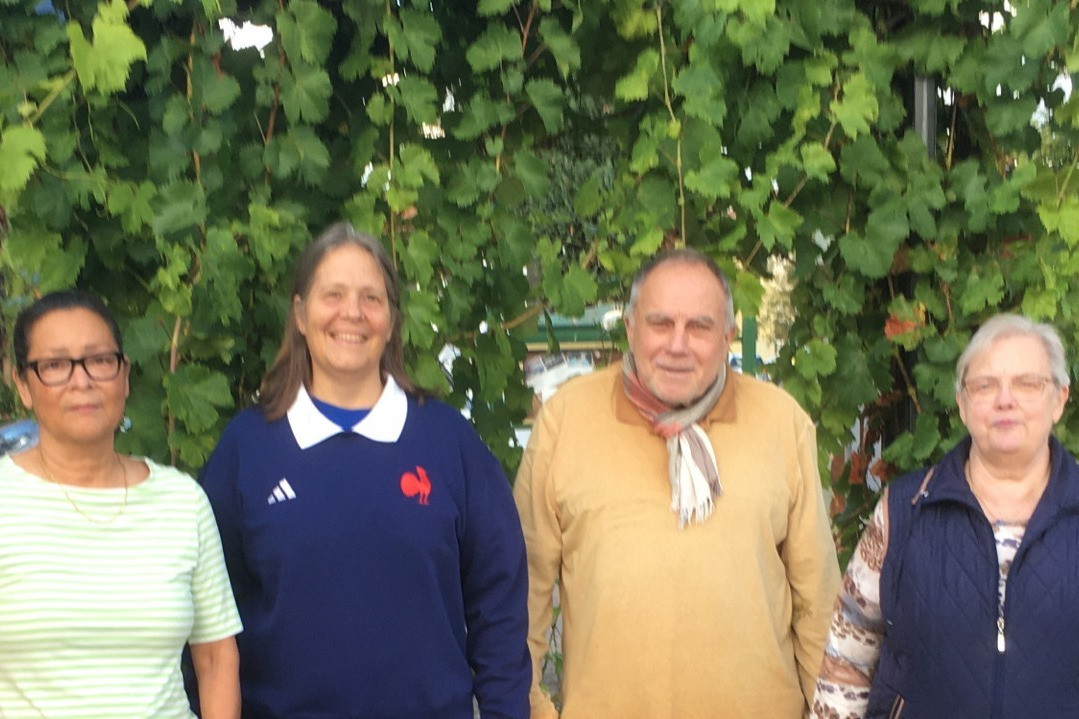 vlnr: Lilian Lauser, Kirsten Boller, Karl Cerenko, Gabriele Meyer