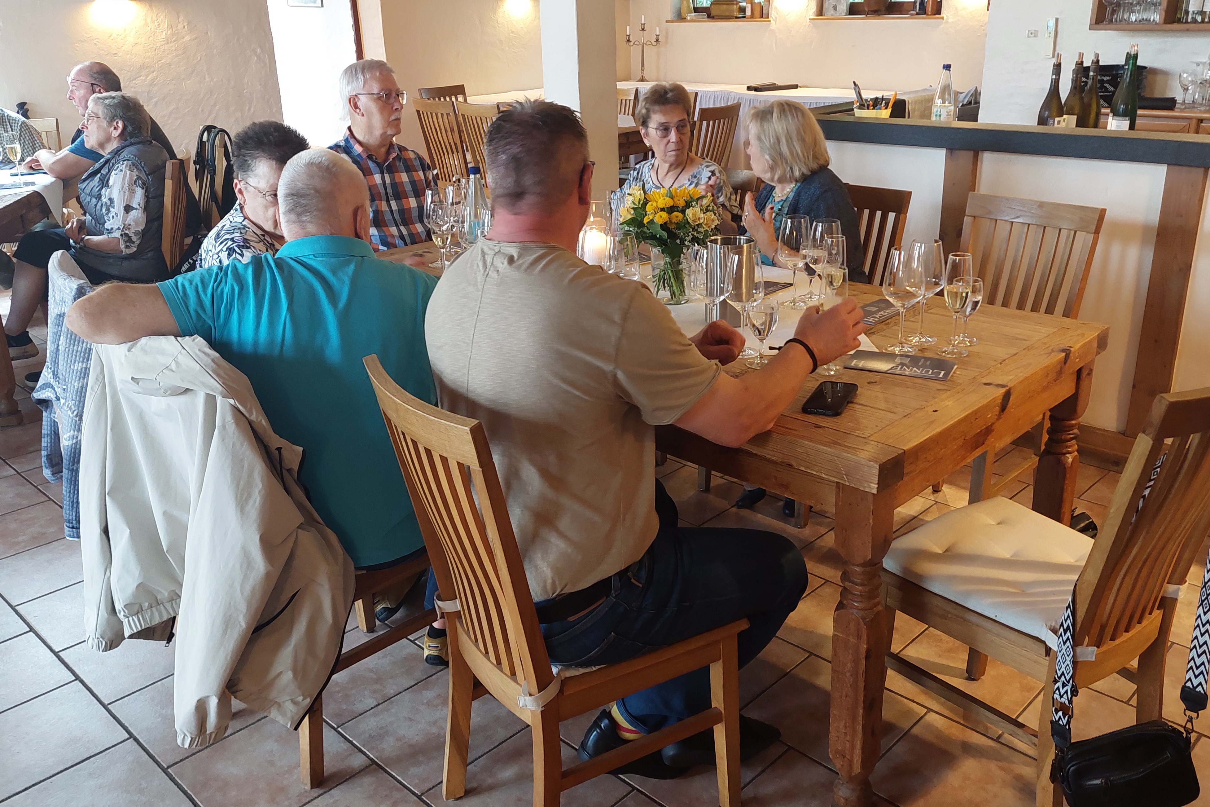 Weinprobe im Weingut Lunnebach Bewirtung