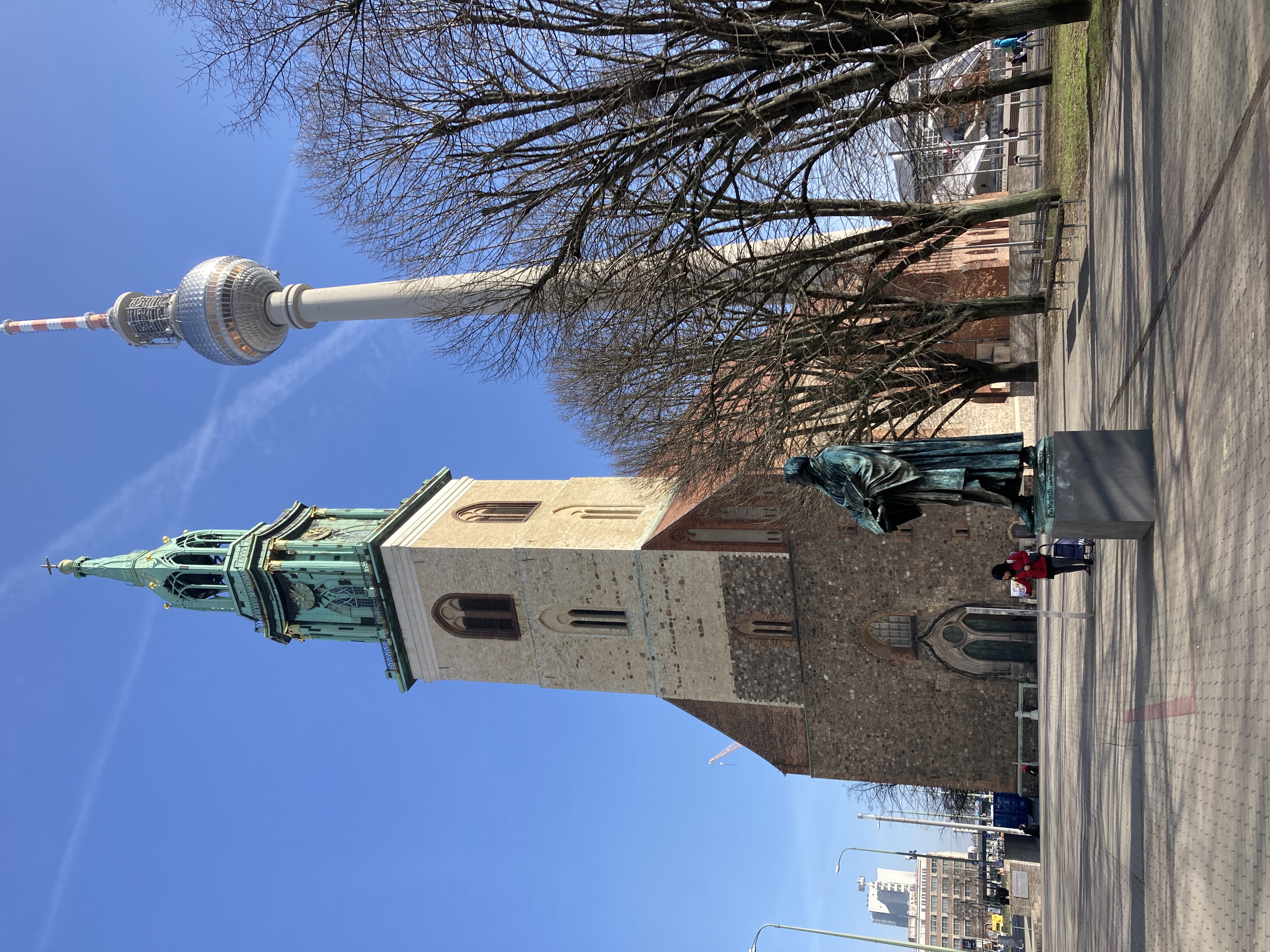 St. Marien Kirche mit Lutherdenkmal