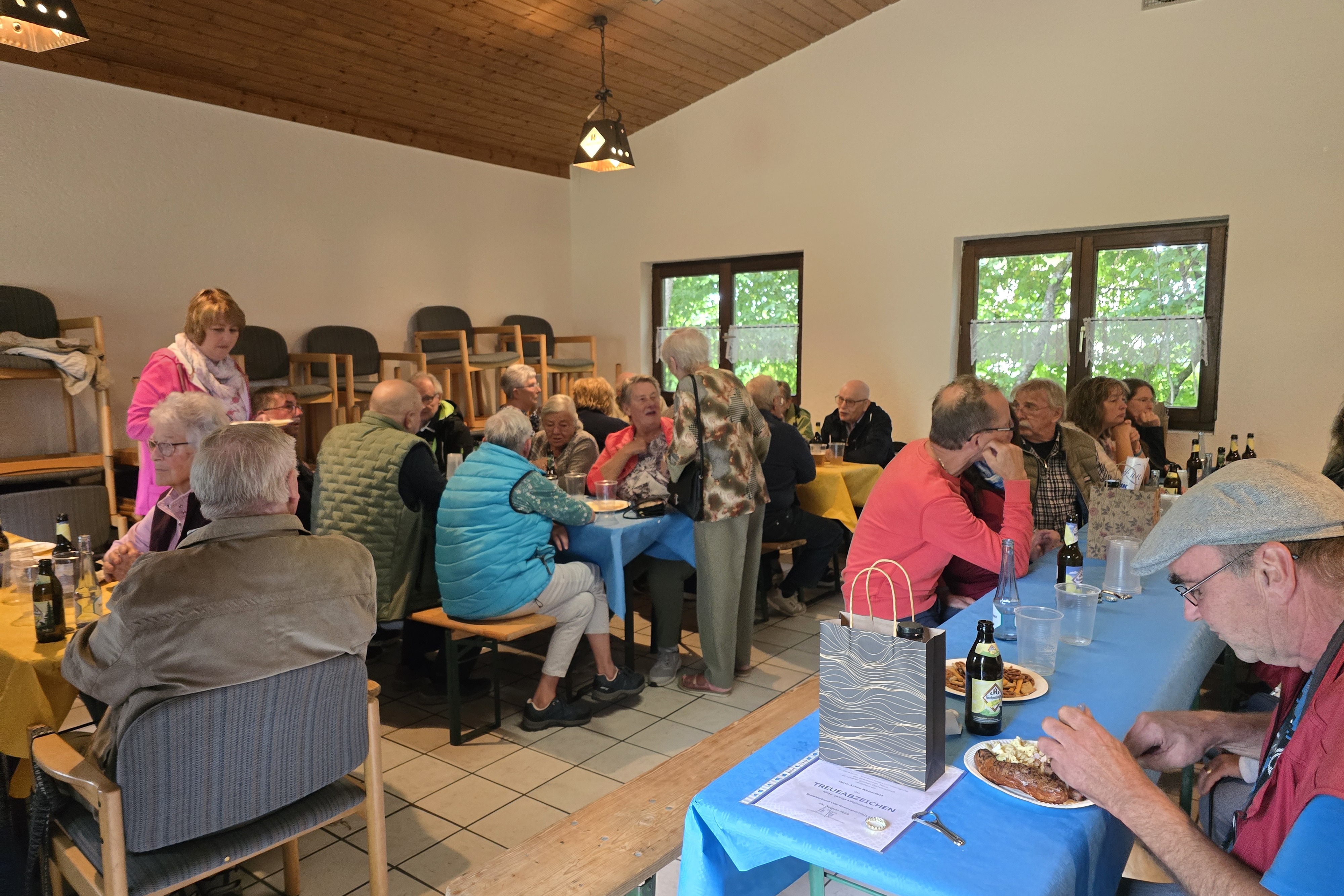 Grillhütte in Wengenroth mit unseren Mitgliedern Marion Kaiser
