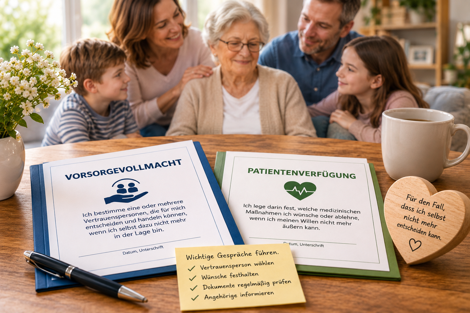 Vorsorgevollmacht und Patientenverfügung Betreuungsverein Lebenshilfe in Zusammenarbeit mit dem Ortsverband