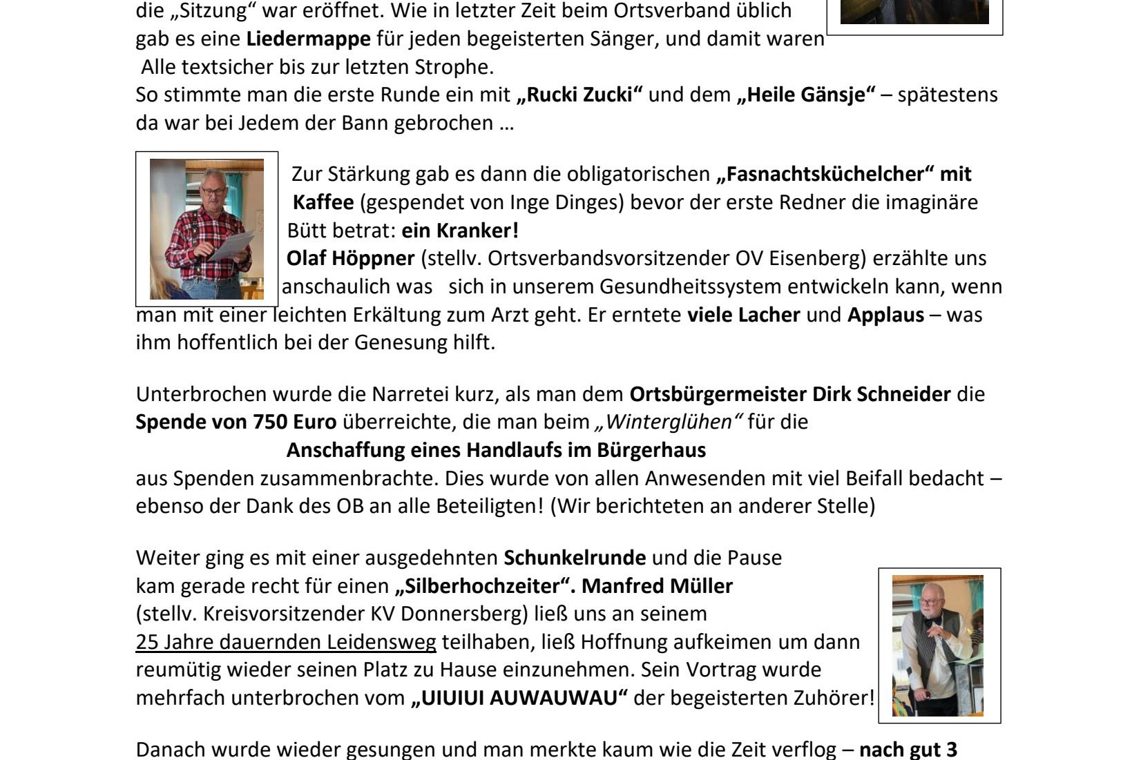 Närrischer Stammtisch 2026 Narretei