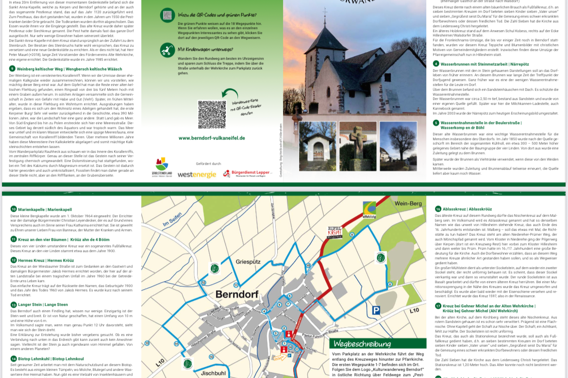 Teil der Wanderroute