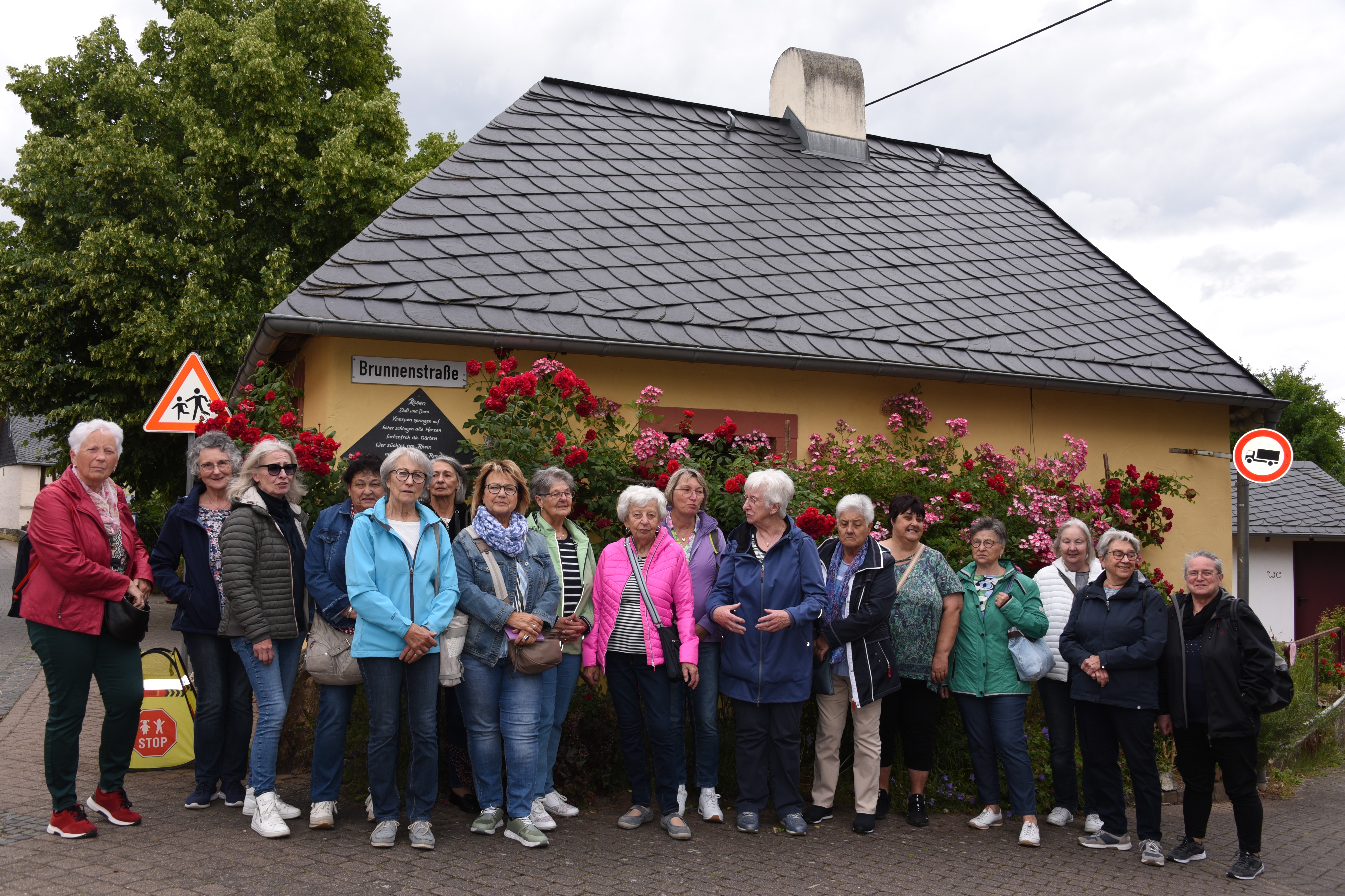 Besuch im Rosengarten