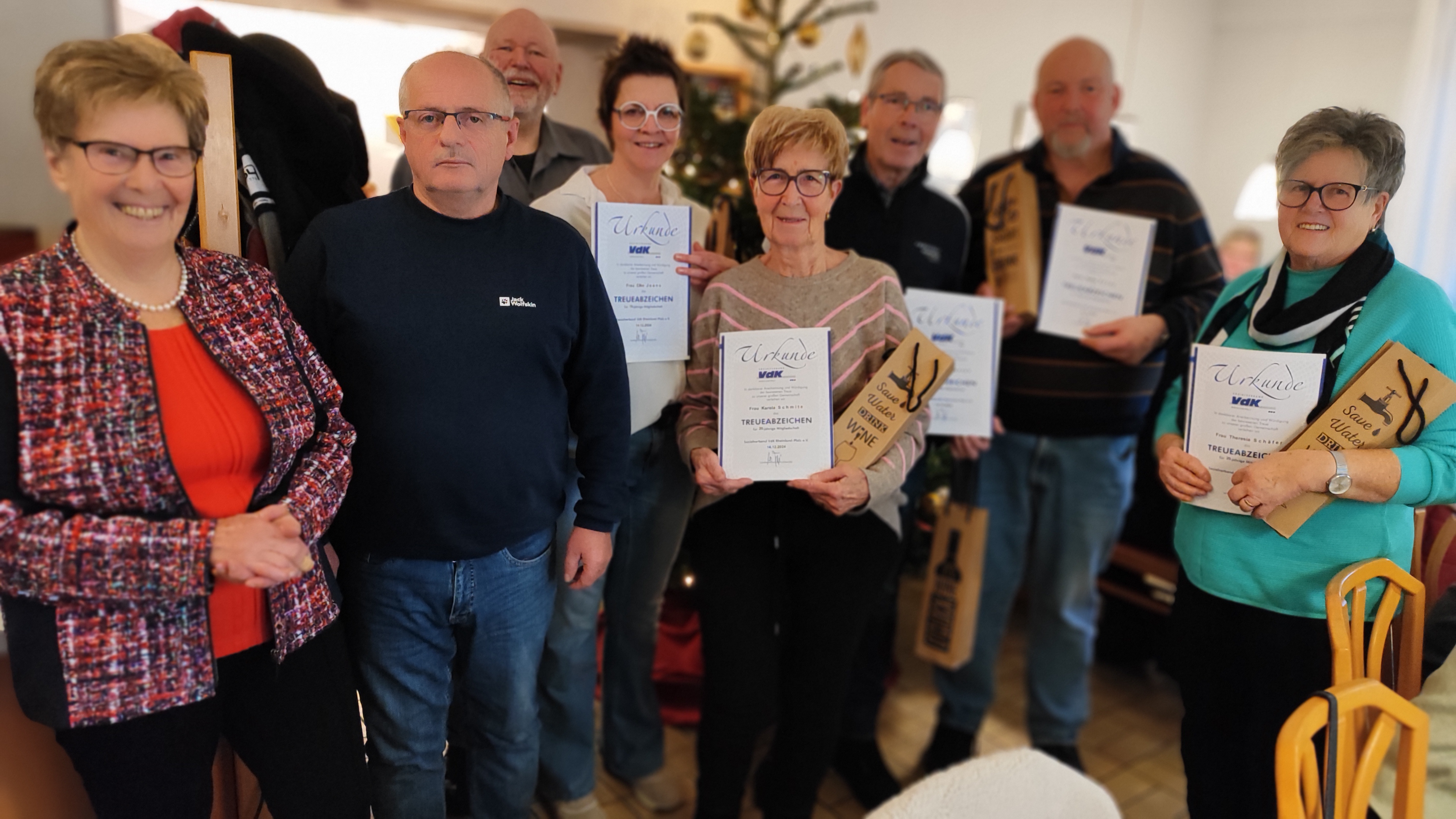 Ehrungen 2024 Ehrungen VdK Zeltingen 2024