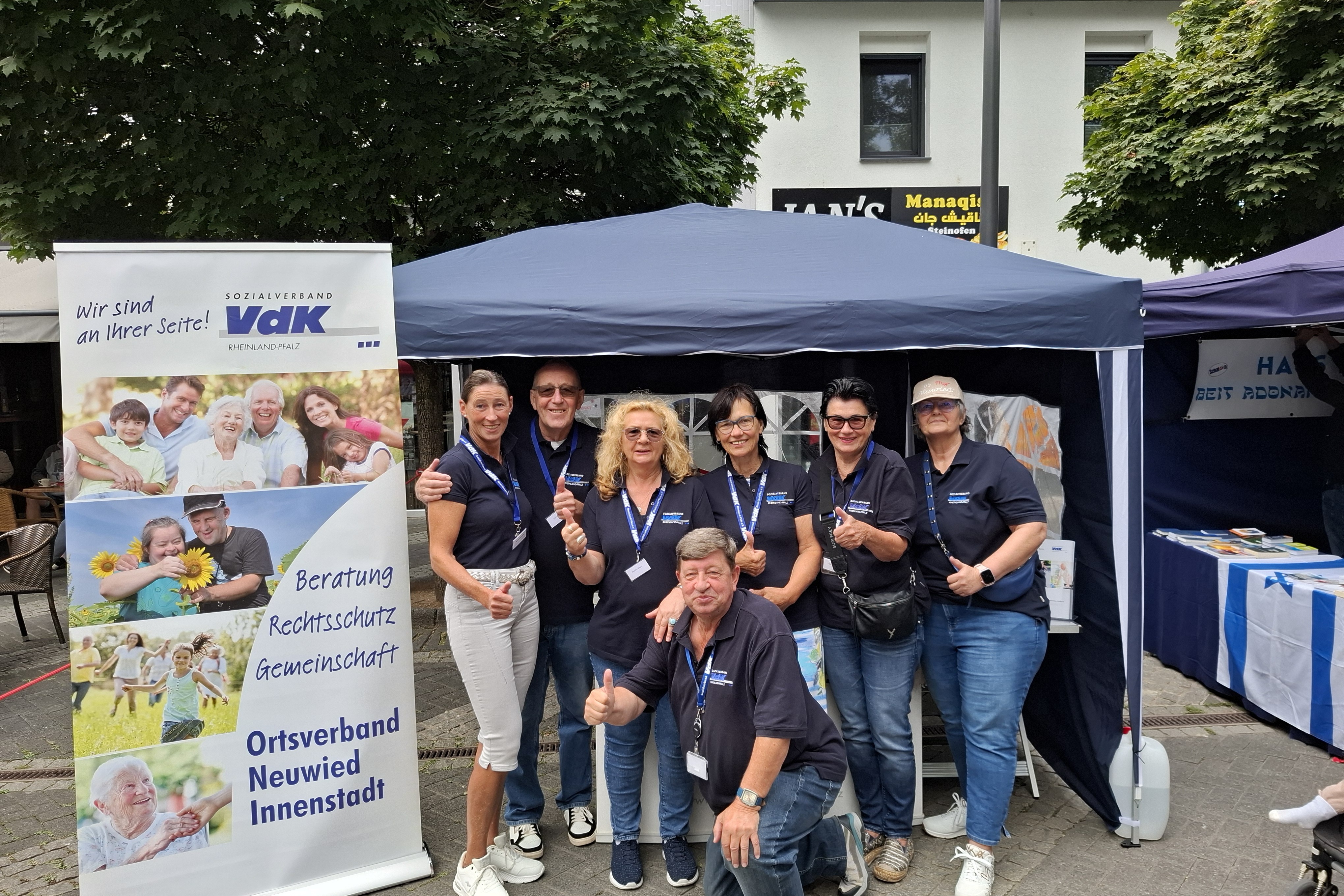 Beim Tag der Vereine der Stadt Neuwied waren wir selbstverst&auml;ndlich mit einem Stand vertreten.