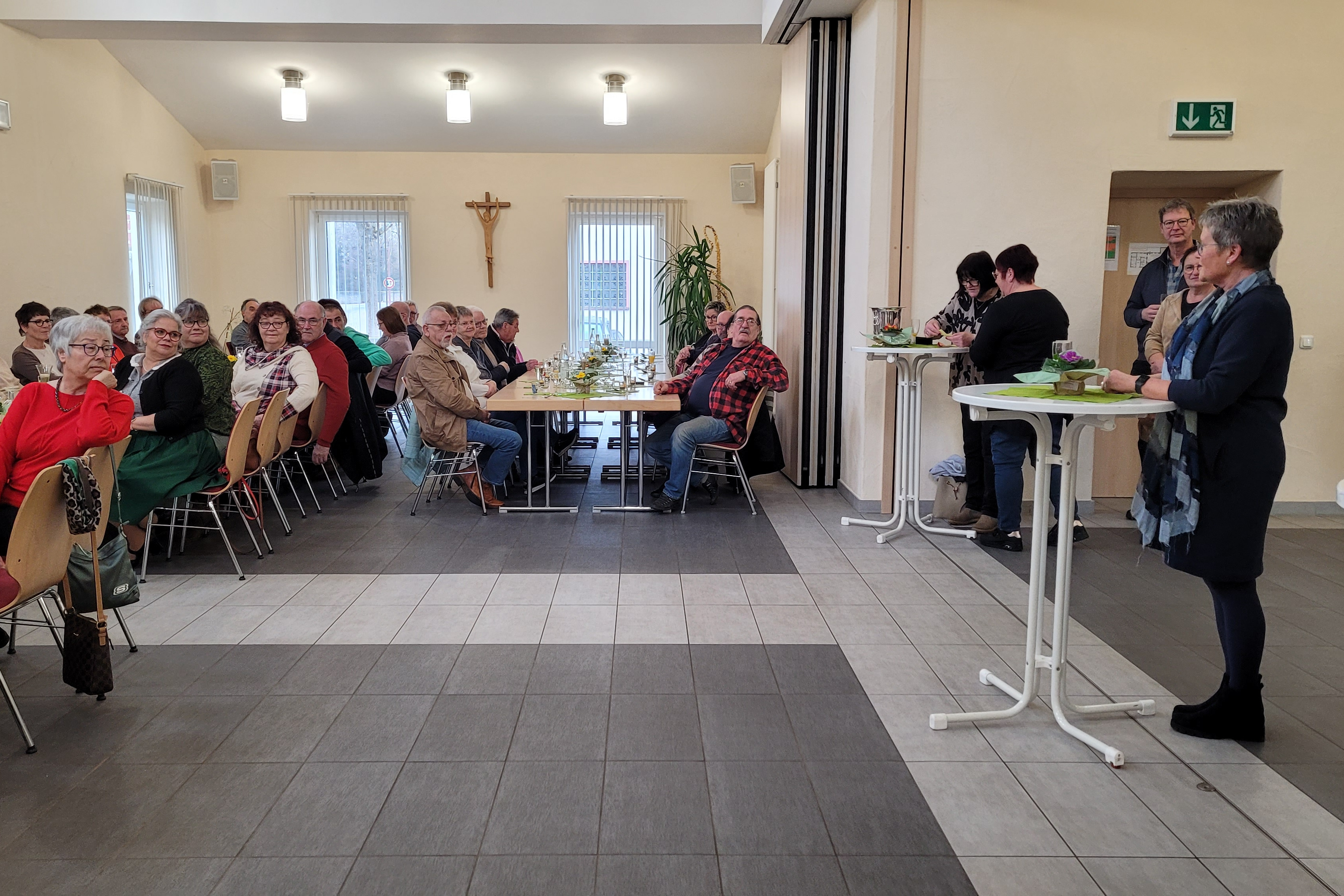 Neujahrsempfang Begr&uuml;&szlig;ung durch die 2. Vorsitzende Margit Wagner