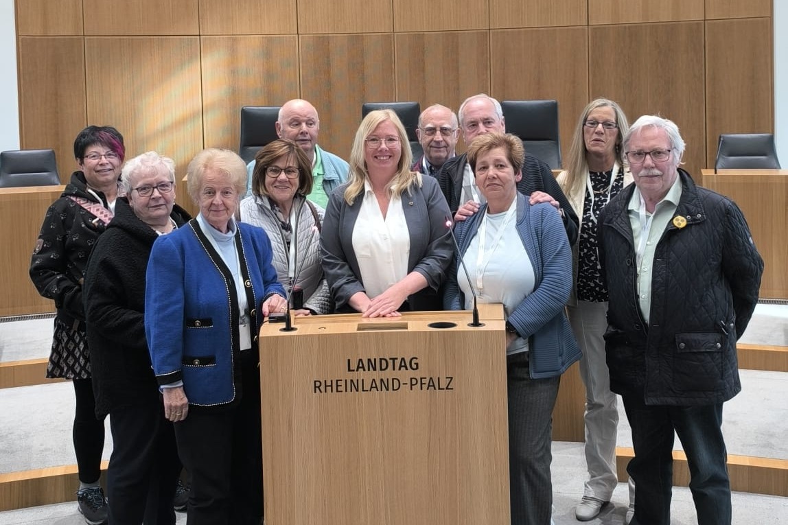 Besuch im Landtag Landtagbesuch in Mainz durch den VdK-OV Ober-Olm
