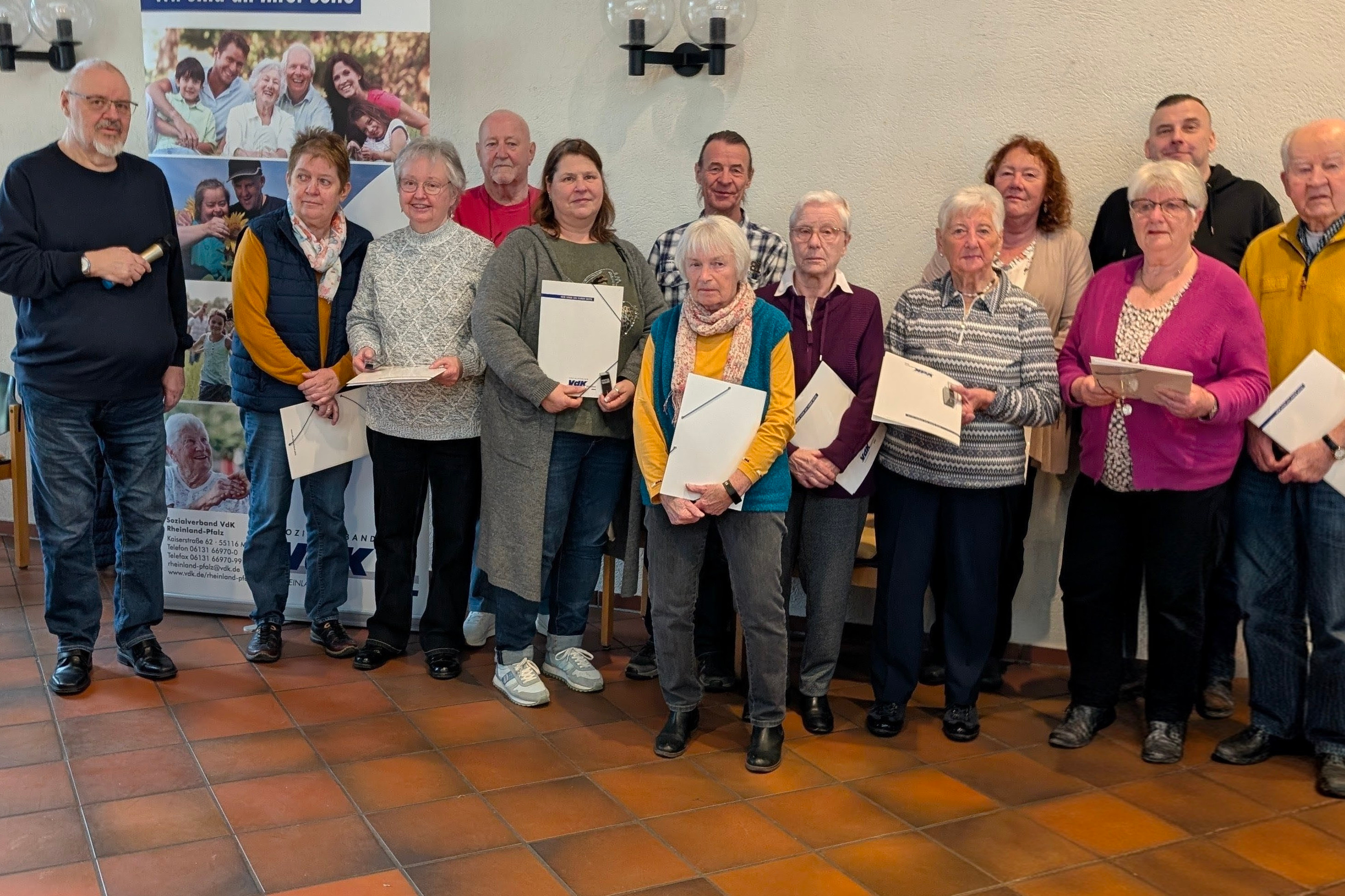 zu Ehrende mit den Vorsitzenden